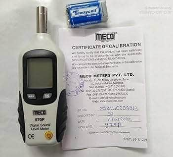 Meco Sound Level Meter Meco-970P 35-130db Digital Sound Level Meter