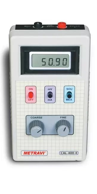 Metravi Calibrator Metravi Digital Portable Calibrator 0 -199.99 mV, CAL-400-4