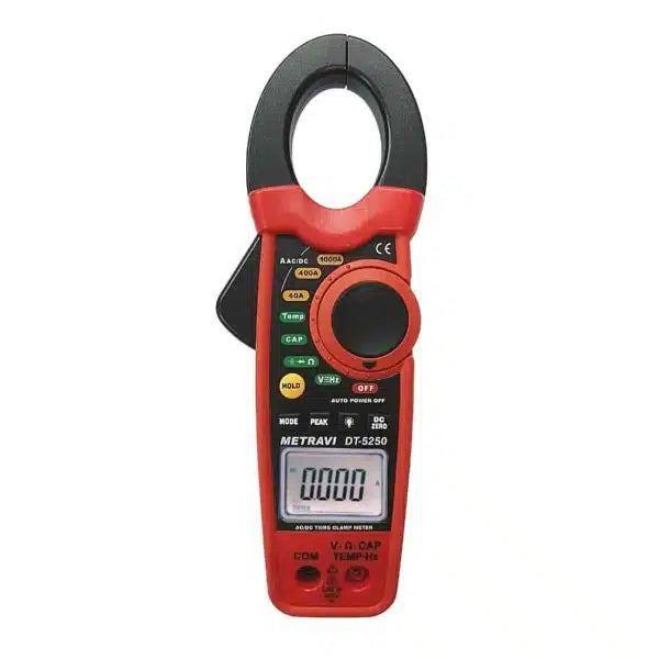 Metravi Clamp Meter Metravi DT-5250 3-3/4 Digit Digital TRMS AC/DC Clamp Meter