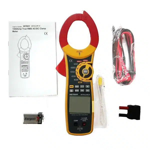 Metravi Clamp Meter Metravi METRACLAMP-20 4-3/4 Digits, 40,000 Counts Digital TRMS AC/DC Clamp Meter