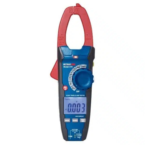 Metravi Clamp Meter Metravi PRO 419 3-3/4 Digit 4000 Count, 1000V Digital TRMS AC/DC Clamp Meter