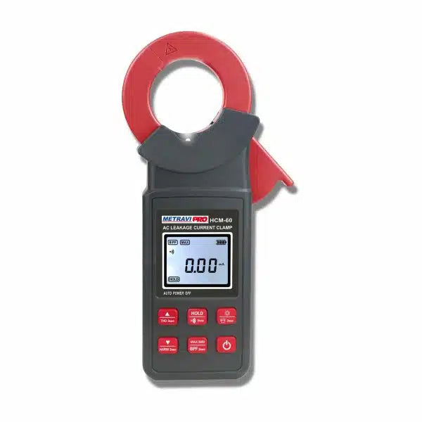 Metravi Clamp Meter Metravi PRO HCM-60 AC Leakage Current Clamp with Harmonics AC 0.00mA～300A. Jaw Size Φ40mm.