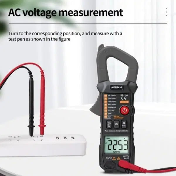 Metravi Digital Clamp Meter Metravi DT-115 Digital T-RMS Clamp Meter