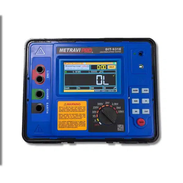 Metravi Digital Insulation Tester Metravi PRO DIT-931E 10kV High Voltage Digital Insulation Tester