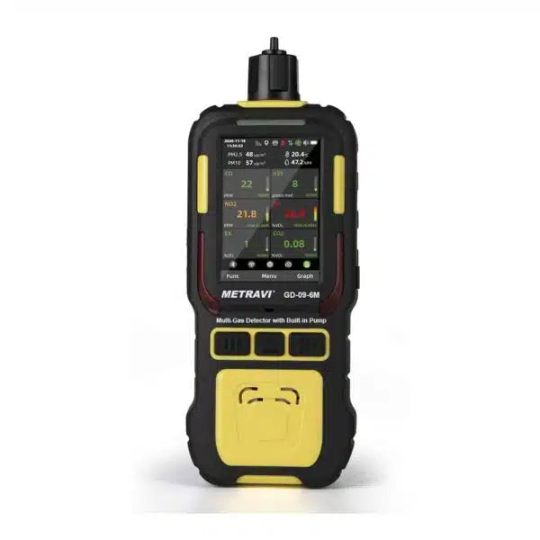 Metravi Gas Analyzer & Detector Metravi GD-09-6M Six-in-One Multi Gas Detector with built-in Pump