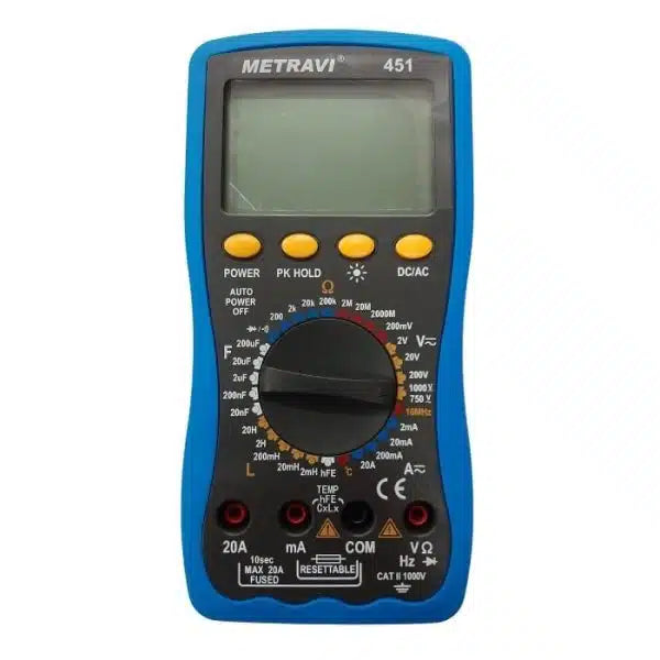 Metravi LCR Meter Metravi 451 Digital LCR Meter with Multimeter