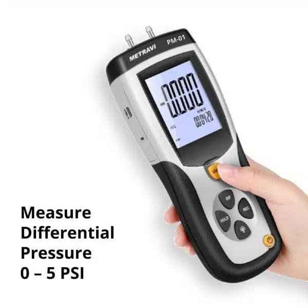 Metravi Manometer Metravi PM-01 Differential Pressure Manometer, 0–5 PSI