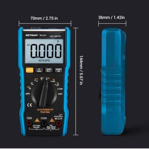 Metravi Multimeter Metravi XB-33CF Digital TRMS Multimeter