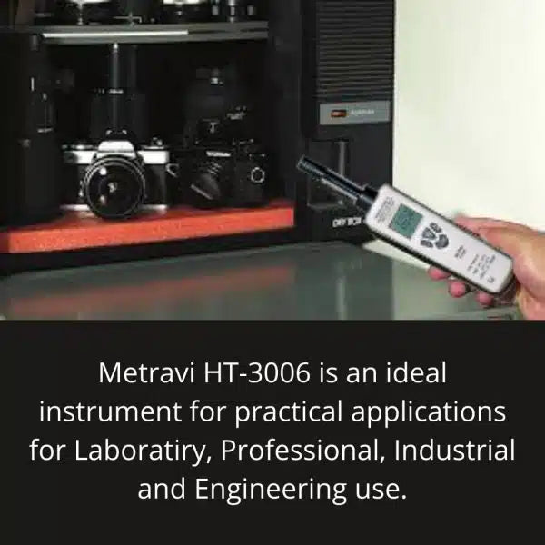 Metravi Temperature and Humidity Meter Metravi HT-3006 Temperature and Humidity Meter with Dew Point and Wet Bulb