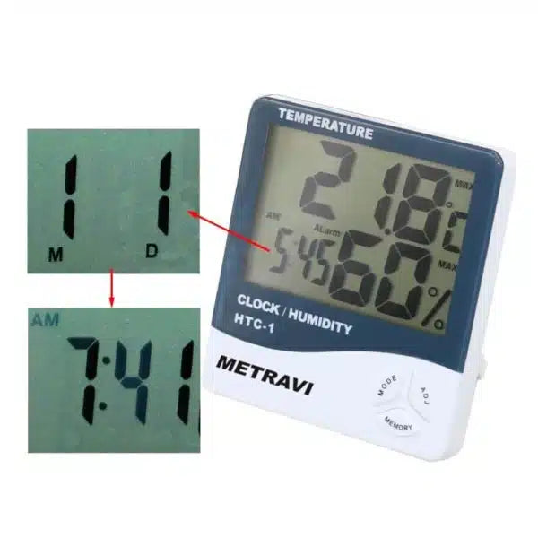 Metravi Temperature and Humidity Meter Metravi HTC-01 Temperature and Humidity Meter