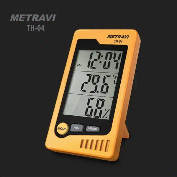 Metravi Temperature and Humidity Meter Metravi TH-04 0°C to 50°C Temperature and Humidity Meter