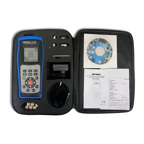 Metravi Vibration Meter Metravi VT-141 Dual Channel Vibration Meter