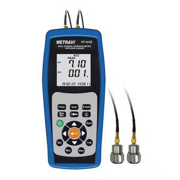 Metravi Vibration Meter Metravi VT-141 Dual Channel Vibration Meter