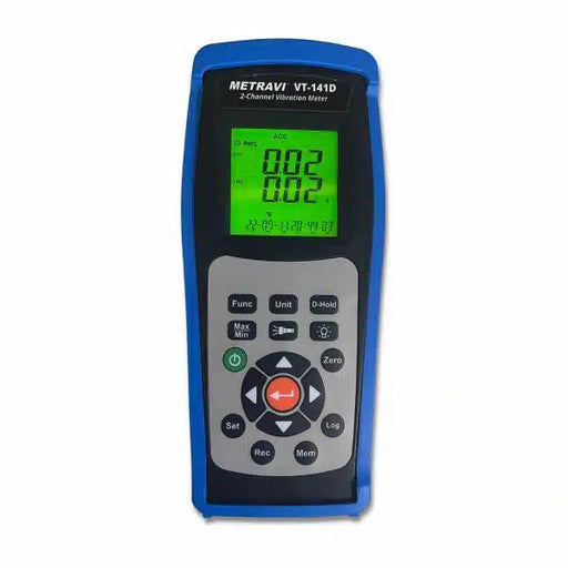 Metravi Vibration Meter Metravi VT-141D Dual Channel Vibration Meter with Data Logger