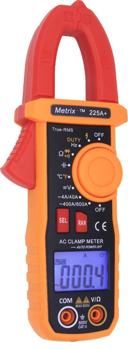 Metrix+ Clamp Meter Metrix+ 600A Digital AC True RMS Economic Clamp Meter,  225A+