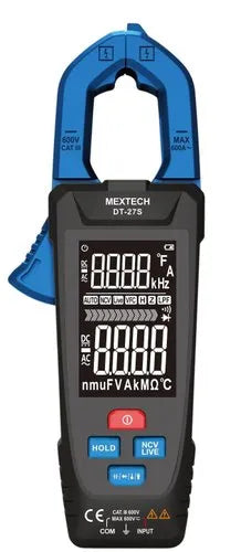 Mextech Clamp Meter Mextech 3¾Digits 9999 Counts Digital Smart Clamp Meter DT27S, 600A 600V