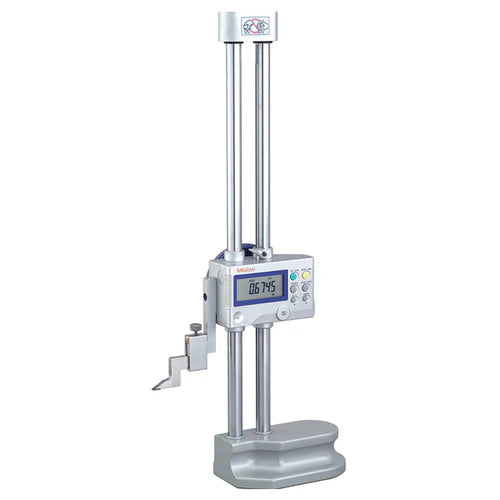 Mitutoyo 0-450MM / 0-18" 6-digit LCD Digimatic Height Gauge (Double Column) 192-631 with SPC Data Output