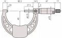 Mitutoyo 103-139 Outside Micrometer 50-75 mm