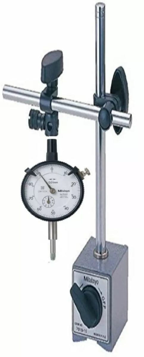 Mitutoyo Test Indicator Mitutoyo 7010S-10 Magnetic Stand with Dial Indicator 10 mm 2046s