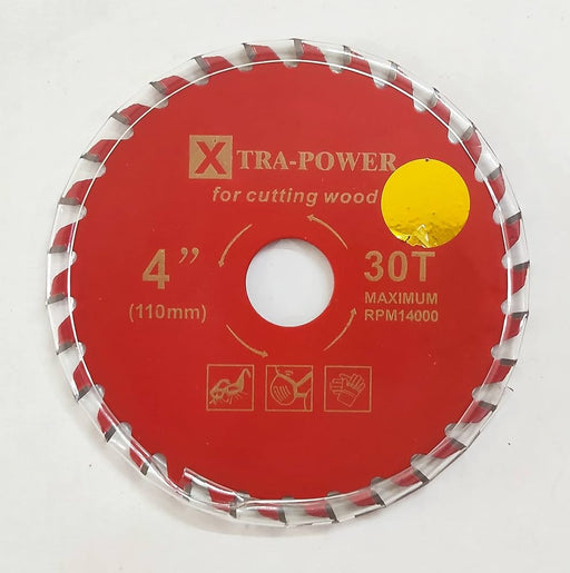 MROvendor Saw Blades Xtra Power 4Inch x 30T TCT Saw Blade