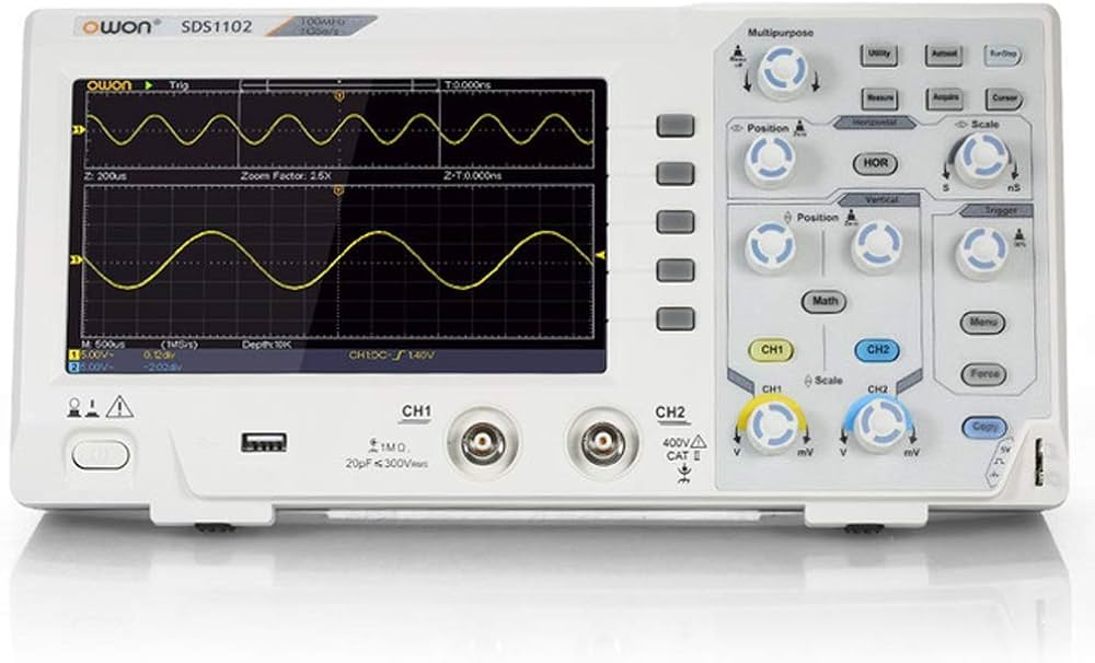 Owon Digital Oscilloscope Owon SDS1102 100MHZ 2 Channel Digital Oscilloscope