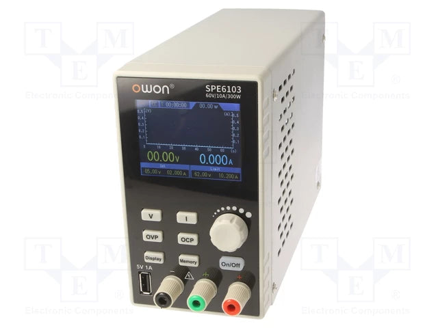 Owon Digital Oscilloscope Owon SPE6103 1CH DC Power Supply 60V, 10A