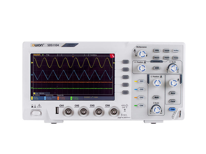 Owon Oscilloscope Owon SDS1104 100MHz 4 CH Economical Type Digital Oscilloscope