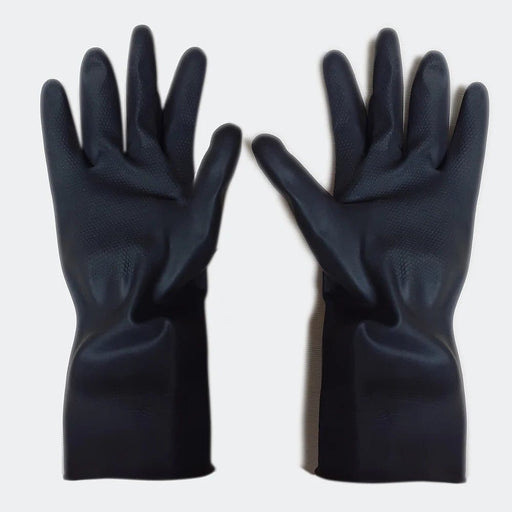 Seatex Rubber Gloves Seatex Industrial Black Rubber Gloves (Pair of 10)