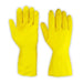 Senstouch Rubber Gloves Senstouch Industrial Yellow Rubber Hand Gloves Size 10 Inch (Pack of 6)