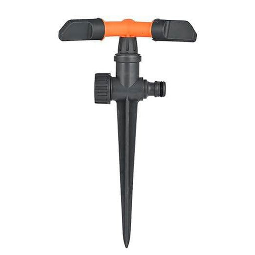 Spanco 3 Arm Sprinkler Spanco SP-1010 3 Arm Sprinkler Wide Area Coverage Adjustable Rotating Water Nozzle for Garden Lawn Watering Sprayer Irrigation