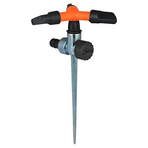 Spanco 3 Arm Sprinkler Falcon-Spanco 3-Arm Sprinkler with Spike 360 Degree Rotation Wide Area Coverage Adjustable Rotating Water Nozzle for Garden Lawn Watering Sprayer Irrigation,SP-1020