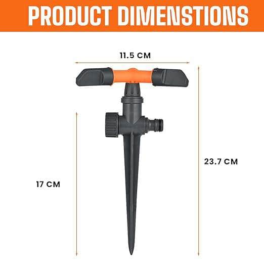 Lawn Sprinkler 3-Arm Falcon SP-1010 (Wide Area Coverage)