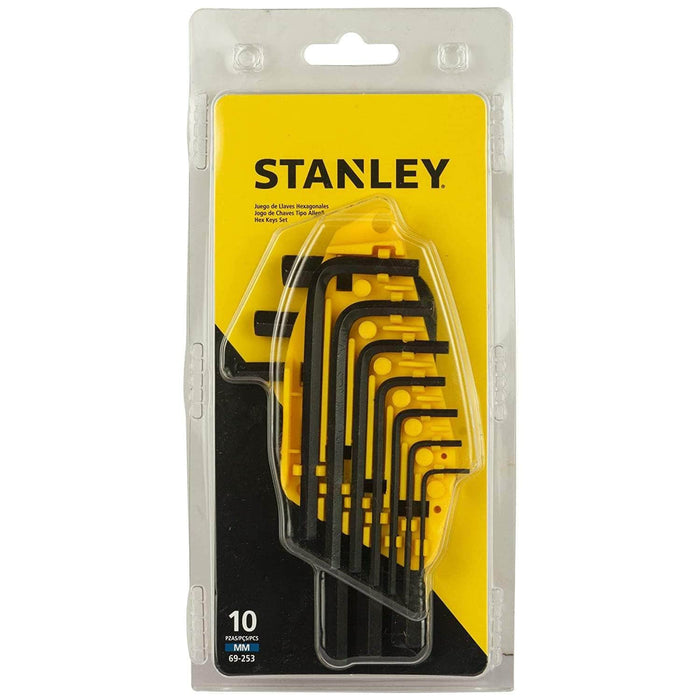 Stanley Hex Key Set Stanley 10Pcs Allen Hex Key Set, 69-253