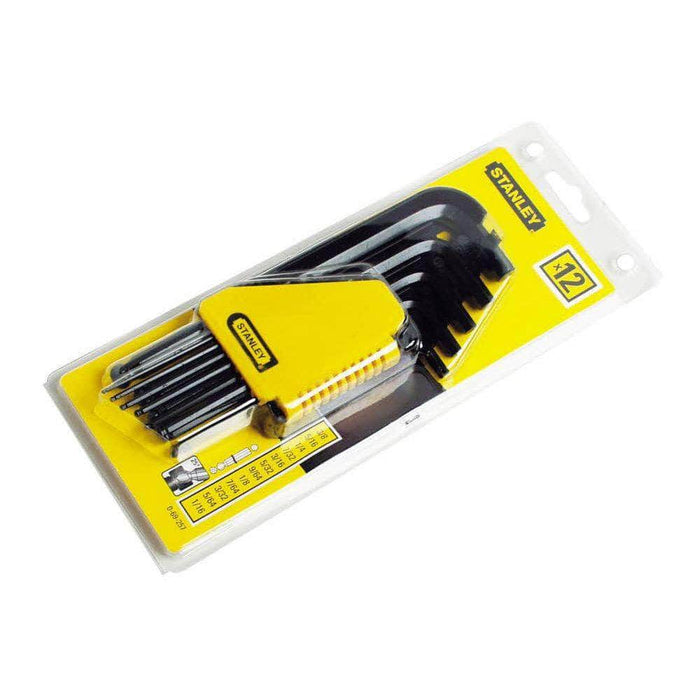 Stanley 12PCS Hex Key Set Imperial L/ARM 69-257