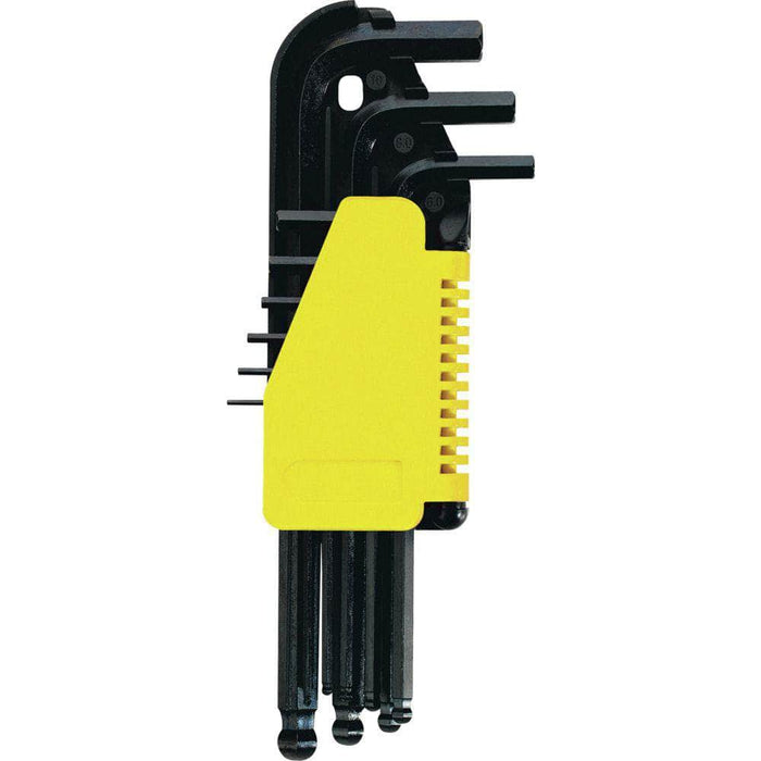 Stanley 9Pcs Hex Key Set Metric L/ARM BALL, 69-256