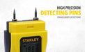 Stanley Humidity and Temperature Meter Stanley Black & Yellow Moisture Meter, 0-77-030