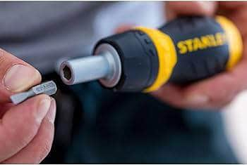 Stanley Screwdriver & Bit Set Stanley 10Pcs Ratcheting Multi Bit Screwdriver, STHT68010-8