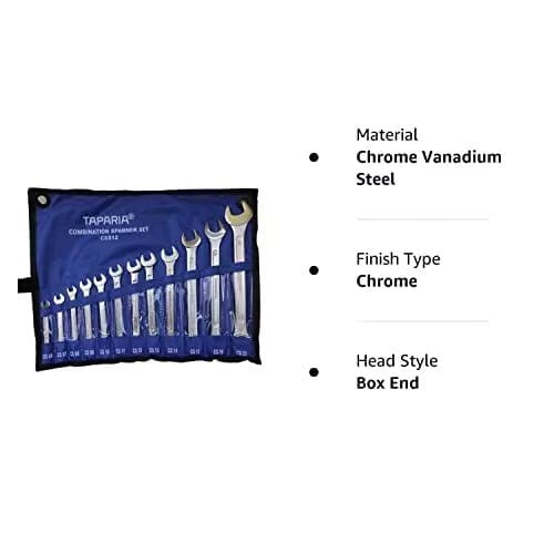 Taparia Combination Spanner Taparia 12 Pieces Combination Spanner Set CSS12