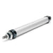 Techno MAL Cylinder Techno 20mm Bore x 25mm Stoke MAL Series Non-Magnetic Round Double Acting Aluminium Cylinder