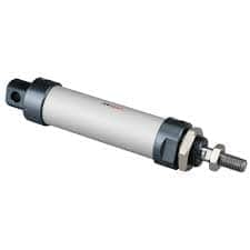 Techno MAL Cylinder Techno 20mm Bore x 25mm Stoke MAL Series Non-Magnetic Round Double Acting Aluminium Cylinder