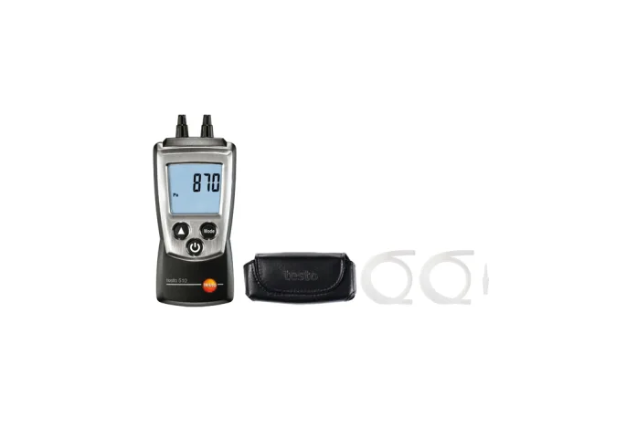 Testo Manometer Testo 510 Set - Differential Pressure Measuring Instrument