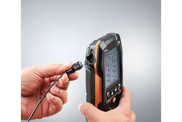 Testo Temperature and Humidity Meter Testo 550 Smart digital manifold with Bluetooth and 2-way valve block