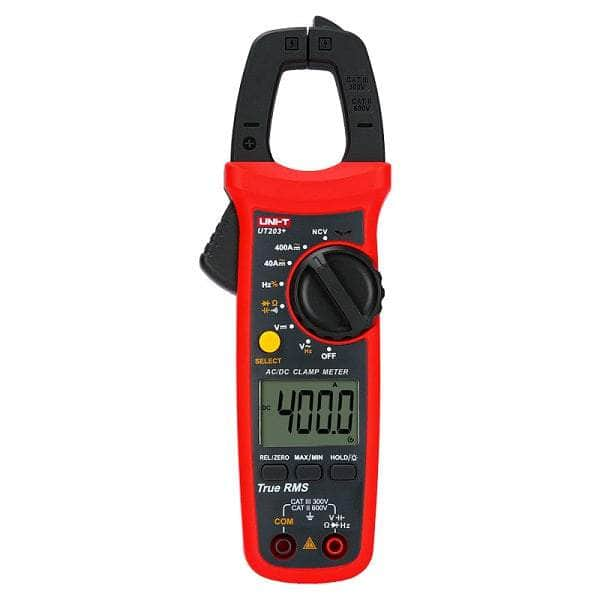 UNI-T Clamp Meter UNI-T 400A AC/DC UT203+ Digital Clamp Meter (True- Rms)