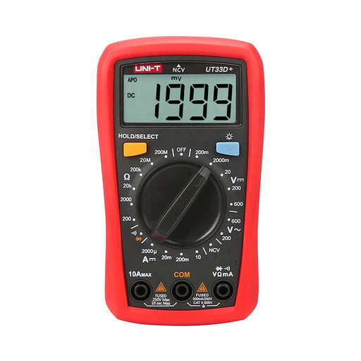 UNI-T Multimeter UNI-T UT33D+ Digital Palm Multimeter with NCV & 2m Drop Tested