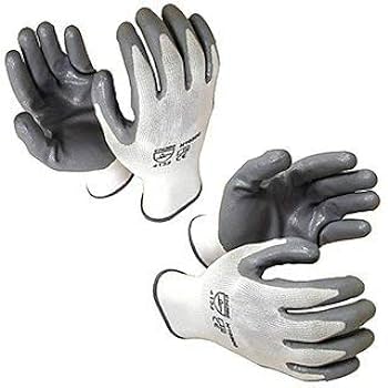 Valpro White Grey Nitrile Coated Gloves