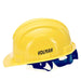 Volman Safety Helmet Volman Yellow ISI Mark Ratchet Hard Hat Head Safety Helmet (Pack of 5)