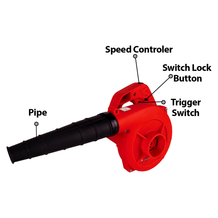 Xtra Power Air Blower Xtra Power Red Electric Blower with Variable Speed 0-13000 RPM XPT440