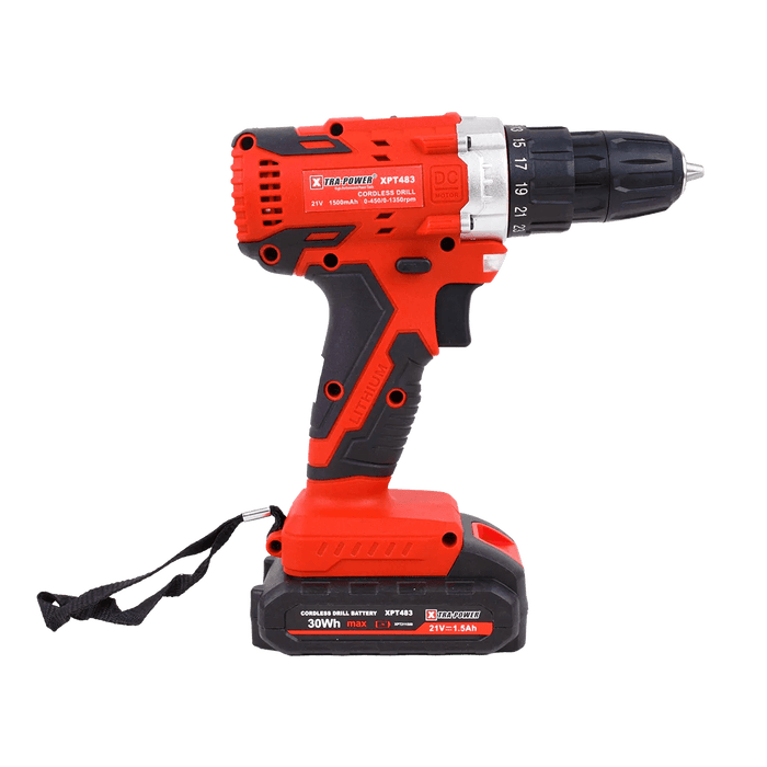 Xtra Power Cordless Drill Xtra Power 10MM Cordless Drill 0-1350 RPM, XPT-483