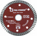 Xtra Power Saw Blades Xtra Power 4 inch(110 mm) Super Thin Turbo Diamond Saw Blade (Pack of 5N)