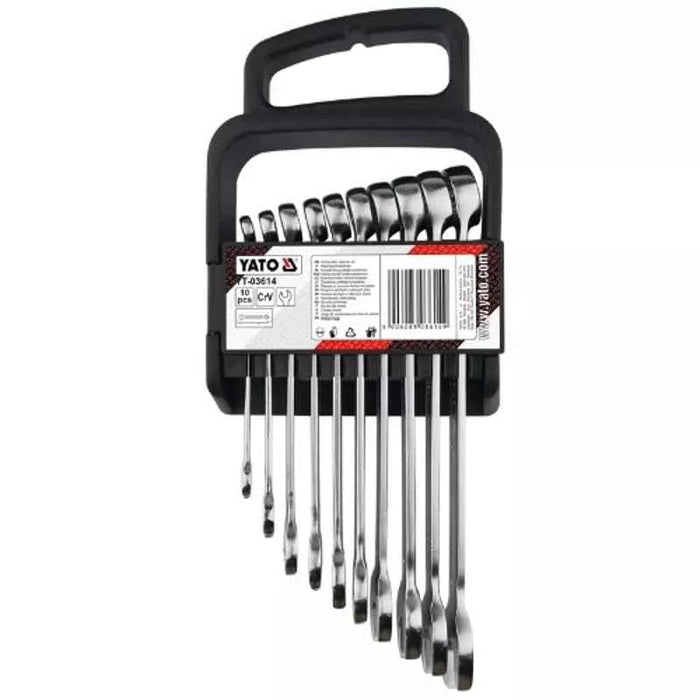 Yato Combination Spanner Set Yato 10Pcs Combination Spanner Set  YT-03614